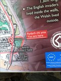 Image for YOU ARE HERE - Welcome to Conwy Town Walls, Conwy, Wales