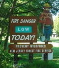 Image for Smokey Bear Sign - Waterloo Village, New Jersey