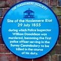 Image for Site of the Haslemere Riot 29 July 1855, High St., Haslemere, Surrey, UK