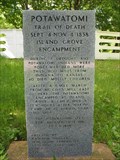 Image for Potawatomi Trail of Death marker - Island Grove, New Berlin, IL