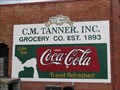 Image for Coca Cola sign - C. M. Tanner Grocery Bldg - Carrollton, GA