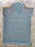 Image for Sluman Wattles, First Settler - Franklin, NY