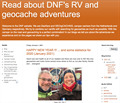 Image for Camper and geocaching adventures of DNF