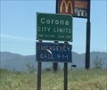 Image for Corona, California ~ Elevation 678 ft