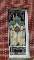 Image for Stained Glass Window in the front of the United Methodist Church - Uniontown MD