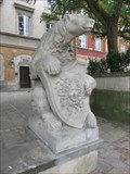 Image for Bear with shield with Gorgona head - Warsaw, Poland