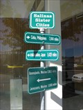 Image for Salinas Sister City arrow sign - Salinas, CA