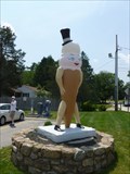 Image for Ice Cream Lady Statue - Choose Your Topping - Douglas, MA