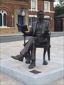 Image for 'A Statue to Arnold Bennett '- Hanley, Stoke-on-Trent, Staffordshire, England, UK.