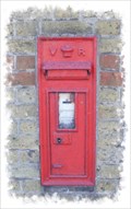 Image for Victorian Post Box - Canterbury Road, Wingham, Kent, UK