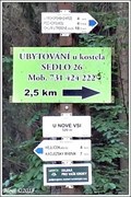 Image for Rozcestník turistických tras - U Nové vsi, Nová ves, CZ
