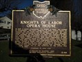 Image for Knights of Labor opera house Shawnee Ohio historical marker #13-64