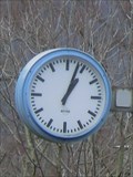 Image for "train station clock" 07338 Kaulsdorf/ Thüringen/ Deutschland