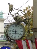 Image for Street clock in the Burggasse - Vienna, Austria