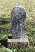 Image for EARLIEST Marked Burial in Van Winkle Cemetery - Climax, TX