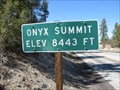 Image for ONYX SUMMIT- Elevation 8443 feet