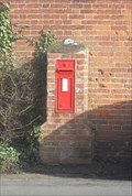 Image for VR Wall Post Box - Church Road, Peasenhall, Suffolk.