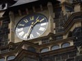 Image for Town clock Verwaltungsgebäude - Wuppertal, NRW, Germany