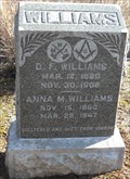 Image for D. F. Williams - Carl Junction Cemetery - Carl Junction, Mo.