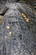 Image for Names Carved Into marble - Natural Bridge State Park - North Adams, MA