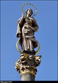 Image for Immaculata on Marian Column / Immaculata na mariánském sloupu - Pernštýnské námestí (Pardubice, East Bohemia)