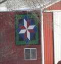 Image for Eight Pointed Star Barn Quilt on 75, rural Maurice, IA