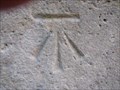 Image for Cut Bench Mark on St Johns Church, Eastbourne, East Sussex.