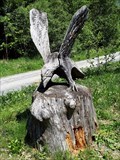 Image for Wooden Carving Eagle - Tobias, Kempter Wald, BY, Germany