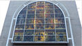Image for "Die 5 Säulen der Wirtschaft" - Stained Glass Window, Gelsenkirchen, Germany