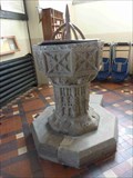 Image for Stone Font, St John the Baptist, Crowle, Worcestershire, England