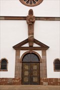 Image for Door of the Pfarrkirche St. Peter und Paul - 0000 to 1949 - Losheim am See, Germany