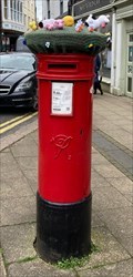 Image for Victorian Pillar Box - Market Place - Hexham - Northumberland - UK