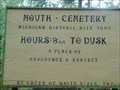 Image for Mouth Cemetery White River Twp. Montague Mi, U.S.A.