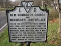 Image for New Monmouth Church and Morrison's Birthplace