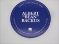 Image for Albert "Bean" Backus Blue Plaque - Ft. Pierce ,FL