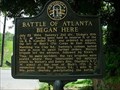 Image for Battle of Atlanta Began Here-GHM 044-46-DeKalb Co
