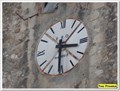 Image for L'horloge du clocher de l'église - Les Mées, France