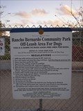 Image for San Diego, CA: Rancho Bernardo Community Park OLDA