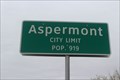 Image for Aspermont, TX - Population 919