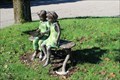 Image for Children Reading on a Bench - Canton Public Library - Canton, MA
