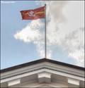 Image for Vilnius - municipal flags on the Town Hall (Vilnius - Lithuania)