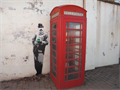 Image for Edward Elgar Graffiti Next to Telephone box in Malvern, Worcestershire