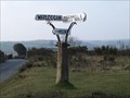 Image for Benchmark on Fingerpost the edge of Bodmin Moor.