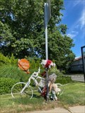 Image for Elias Velasquez Chavez ghost bike - Middletown, Rhode Island