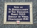 Image for St Bartholomew by the Exchange - Threadneedle Street, London, UK