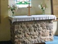 Image for Stone Altar - Parish Church of St Mary and St Lawrence  - Cauldon, Stoke-on-Trent, Staffordshire, UK.