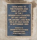 Image for 1893 Oklahoma Land Run - Medford, OK