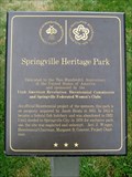 Image for Springville Heritage Park Marker - Springville, Utah