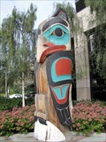 Image for Eagle and Giant Clam Totem - Anchorage, Alaska