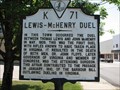 Image for Lewis - McHenry Duel
